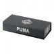 Puma Tec egykezes bicska, üvegtörővel, barna G10 markolattal